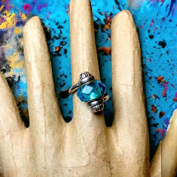 Whimsy 925 Sterling Silver Interchangeable Bead Ring - Picture 2 of 9